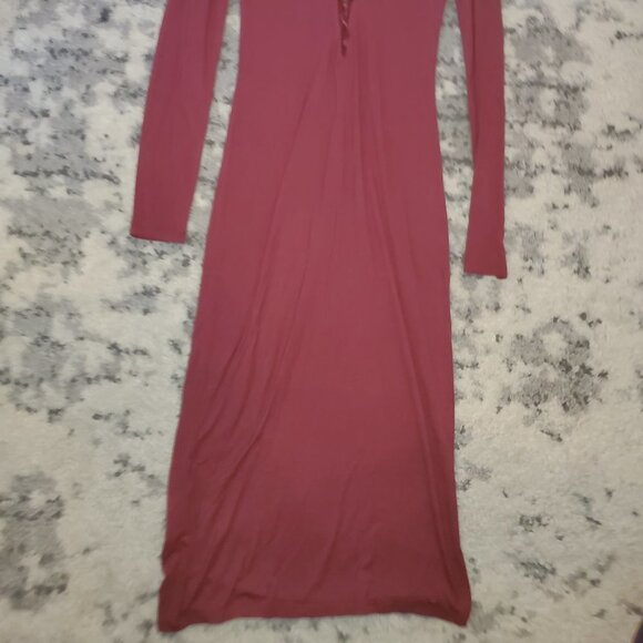 Forever 21 || Deep V Neck Bodycon Dress || Small - Picture 4 of 9